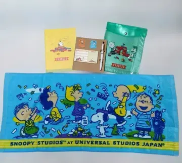 스누피 타월 & 문구류 6종 세트