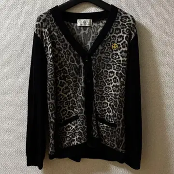 [ Y2K ] WORLD WIDE LOVE! 레오파드 무늬 가디건