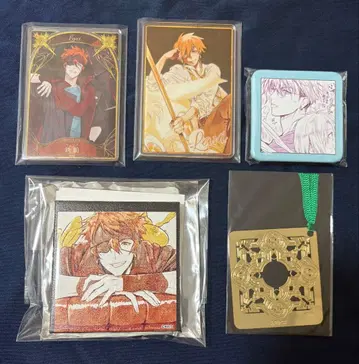 D.Gray-man 라비 스탯 카드 캔버스 캔뱃지