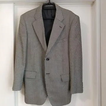 자켓 블랙 화이트 체크