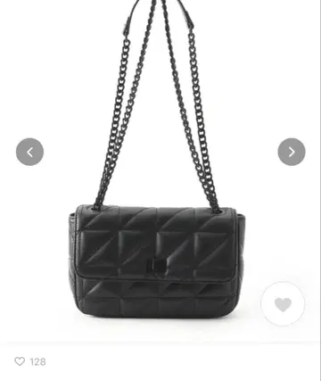 OPAQUE CLIP 퀼팅 체인 미니 숄더