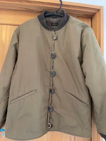LENO&CO 버튼 포함 카키 자켓
