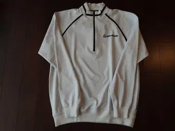 TaylorMade 하프 지퍼 자켓 화이트