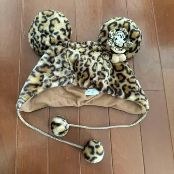 레오파드 무늬 미키형 모자 미니 포함