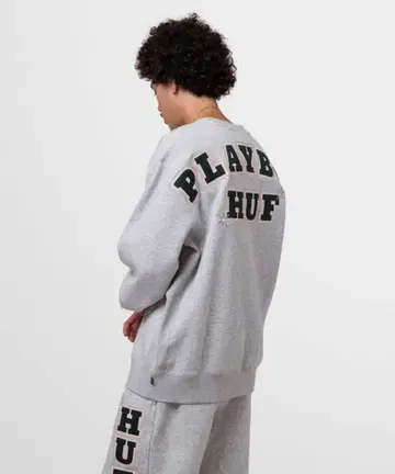 PLAYBOY by HUF 트레이닝복 XL 그레이 맨투맨