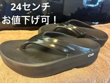 OOFOS 오오메가 블랙 통굽 EU38