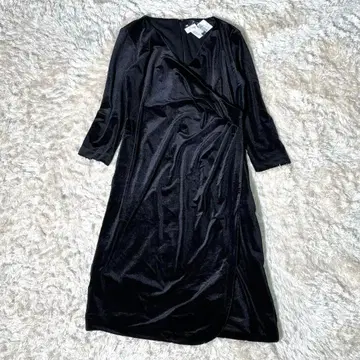 새상품 Brooks Brothers 고급 드레스 벨벳 원피스 블랙