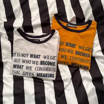 shesame 셔츠 2장 세트! 넉넉한 M 사이즈