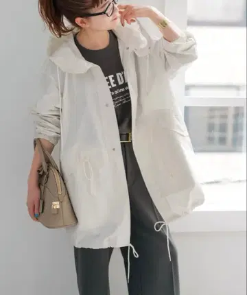 Spick and Span P/Ny 발수 스노우 카모 후드티 코트(36)