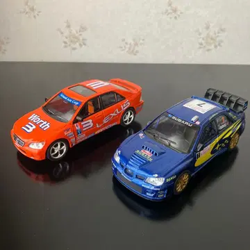 렉서스와 스바루 미니카 세트