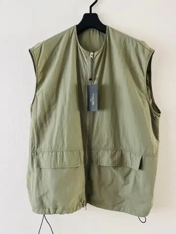 PaulineBleu 포린블루 카키 베스트 택 포함 새상품