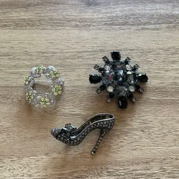 브로치 3개 세트