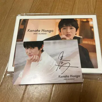 혼고 카나타 달력 2025 사인 포함 엽서