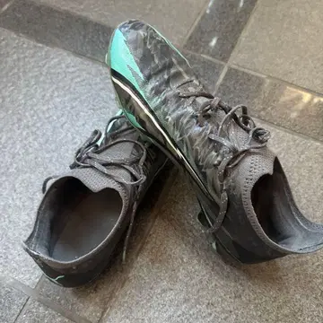 PUMA 축구화 스파이크 블랙/민트