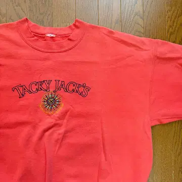 TACKY JACK'S 크루넥 맨투맨 코랄 핑크