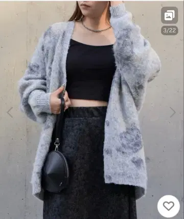 미사용 새상품 Ray Cassin 자카드 플라워 가디건 여성용