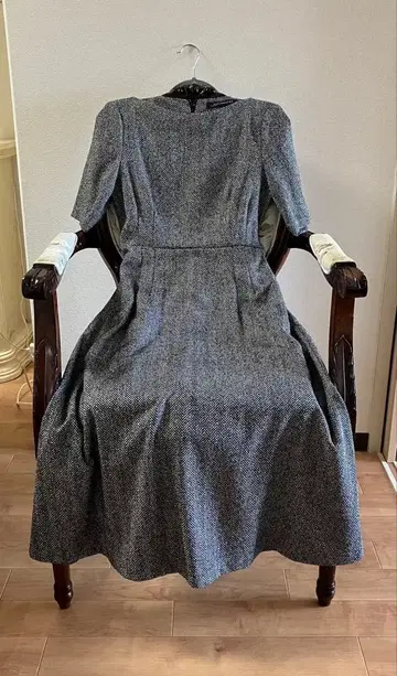 자라 트위드 롱 원피스