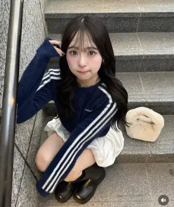 완판 adidas 아디다스 / FLUFFY 가디건 ( L 사이즈 )