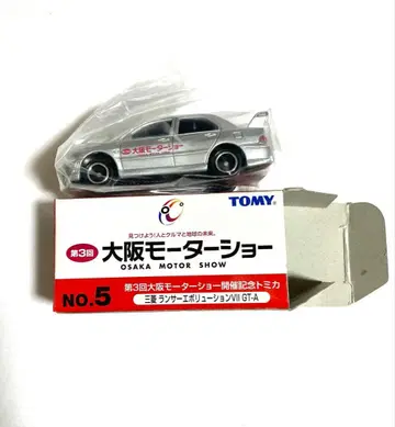 TOMY 오사카 모터쇼 NO.5 미쓰비시 랜서 에볼루션 미사용 새상품