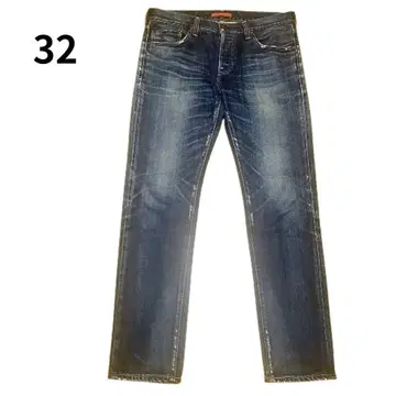 RED CARD 레드카드 스트레이트 데님 데미지 가공 32