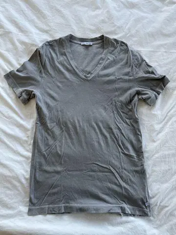 제임스 퍼스 그레이 V넥 티셔츠 사이즈 0