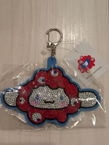 오사카 만박 미야쿠미야쿠 변신 반짝이 가죽 키링 [ 시나몬 롤 ]