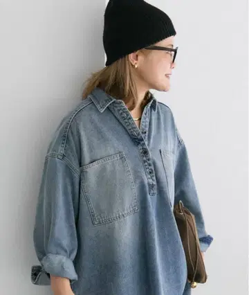 퓨어세신 데님 셔츠