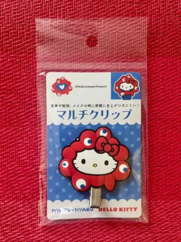 오사카 만박 한정판 헬로키티 미야쿠미야쿠 멀티 클립 산리오