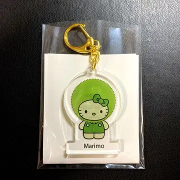 헬로키티 간사이 오사카 만박 일본관 한정판 키링 조류 마리모 Marimo