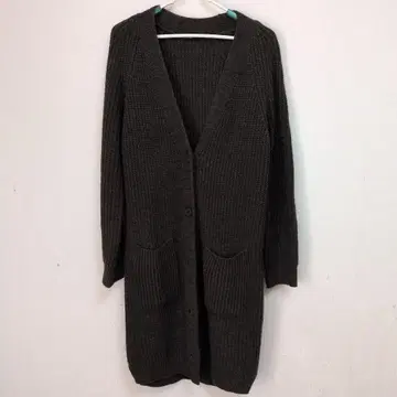 Kooru 롱 가디건 카키