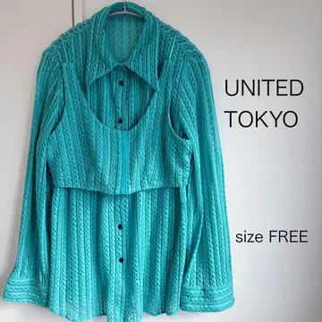 UNITED TOKYO 터콰이즈 뷔스티에 포함