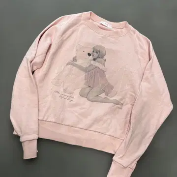 리틀 써니바이트 맨투맨 프린트 곰