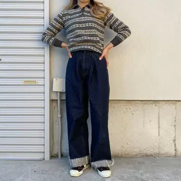 vintage taiwan Knit 모헤어 아크릴 혼방