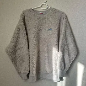 그레이 플리스 트레이닝복 긴팔