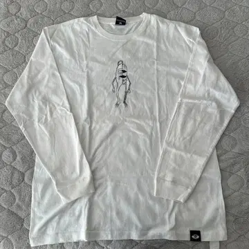 토이 머신 긴팔 티셔츠 화이트