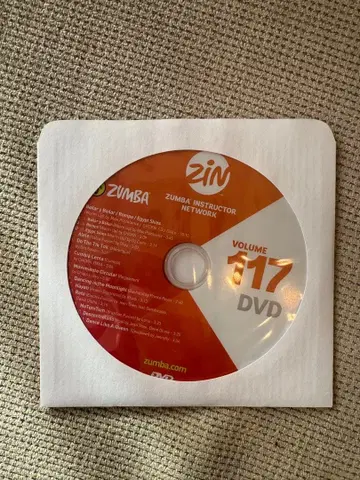미사용 새상품! ZUMBA ZIN117 DVD