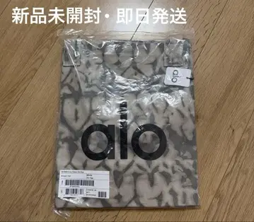 [ 정품 ] 새상품 미사용 alo yoga 쇼핑백 토트 그레이 타이 다이