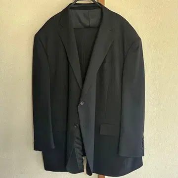 남성용 수트 빅 사이즈 블랙 투 팬츠 스트라이프 취업 정장