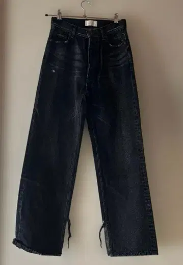 시루무린 슬릿 데님 24인치