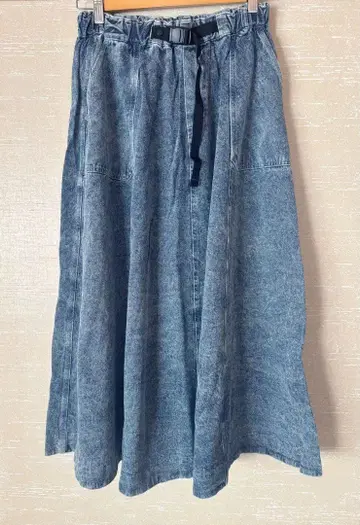 [ 새상품 ] niko and - 벨트 데님 롱 스커트 M 사이즈