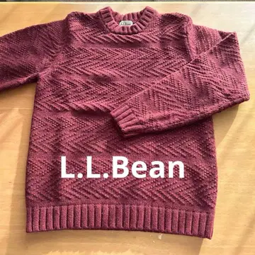 L.L.Bean 100% 램스울 니트 스웨터 S