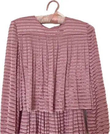 쇼와 레트로 빈티지 투피스풍 벨로아 리본 원피스