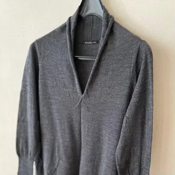 미즈이로 인드 / 니트 스웨터 / V넥 스웨터 울 스웨터