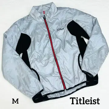 [ 타이틀리스트 ] Titleist 풀 집업 자켓 M 실버/블랙