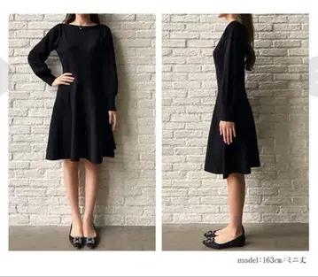 고베 레터스 오카베 아유미 콜라보 니트 원피스 미니