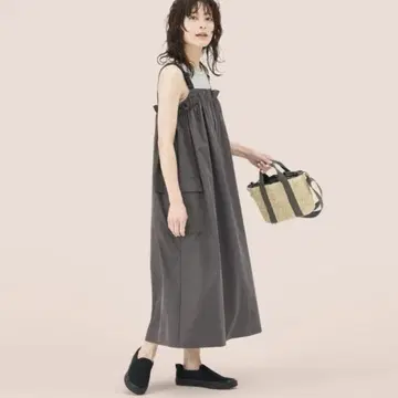 워크맨 발수 개더 점프 스커트 M