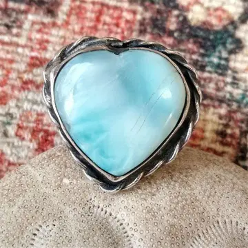 하트 라리마 실버 925 반지