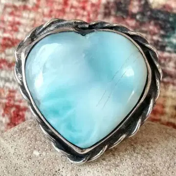 하트 라리마 실버 925 반지