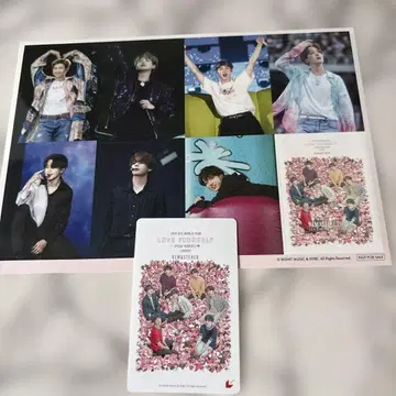 BTS MOVIE WEEKS LOVE YOURSELF 영화 티켓 스티커