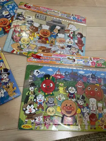 호빵맨 직소 퍼즐 세트 4점